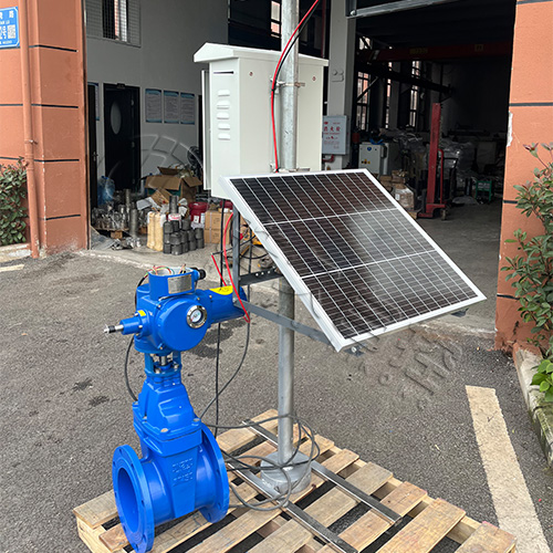 砀山皓久 Z945X-16Q免布线太阳能电动闸阀 农业灌溉 支持远程智能控制